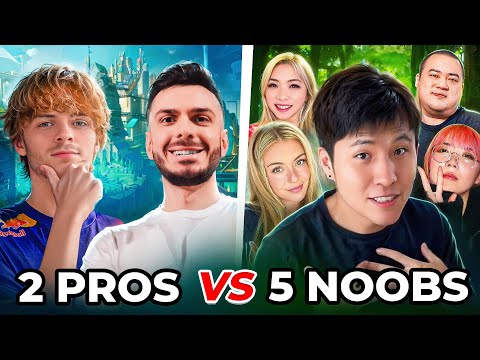 2 VALORANT Pros vs 5 OfflineTV Noobs Again