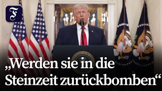 Trump kündigt Endphase des Iran-Kriegs an