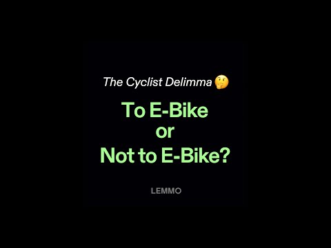 EN - For those who don't like E-bikes | LEMMO E+Bike