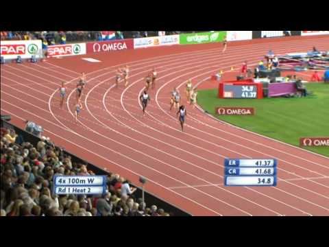 4x100m [Ž], KVALIFIKACIJE, II. skupina, Hrvatska - Europsko prvenstvo za seniore i seniorke 2014