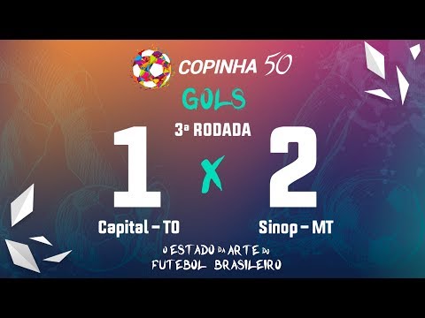 Gols de Capital - TO 1 X 2 Sinop - MT, Copinha 2019