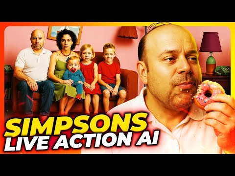 Recriei a abertura dos SIMPSONS com IA e ficou ótimo!