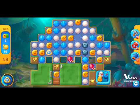 Fishdom. 9016 level no boosters and diamonds. 21 move