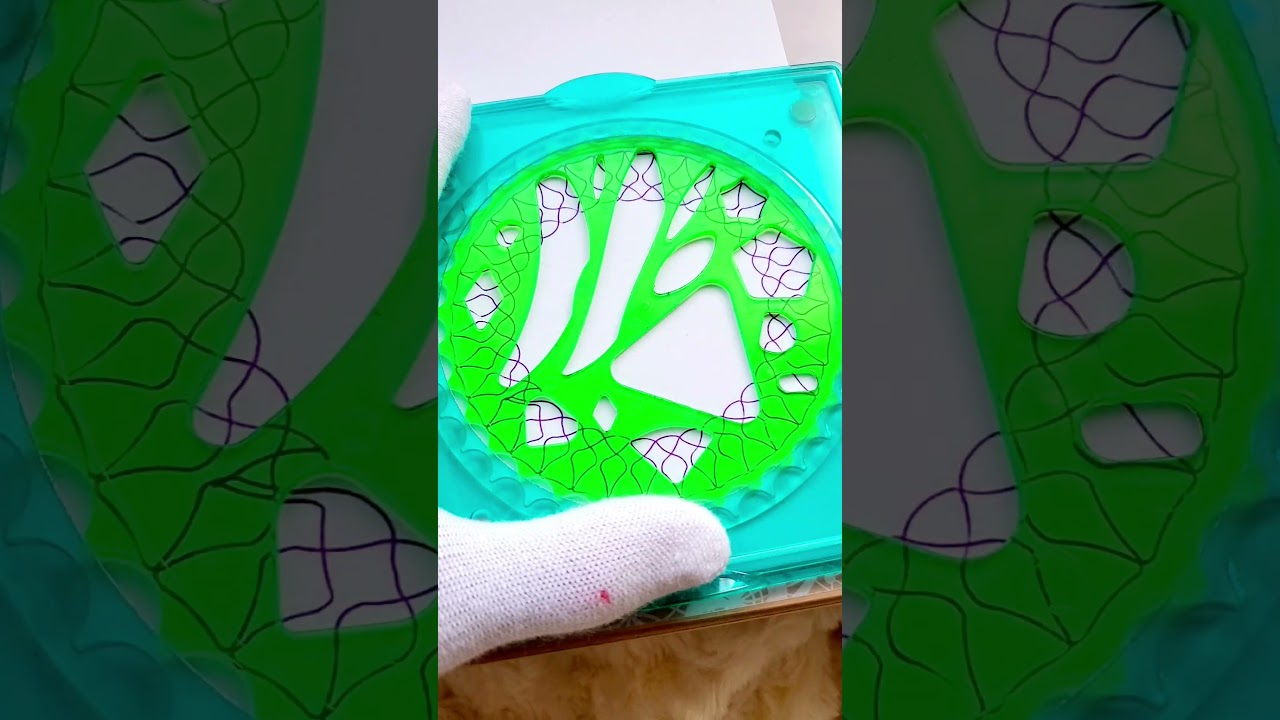 くるくる 《552》ASMR👂️ #ひまつぶし #shorts #spirograph #スピログラフ