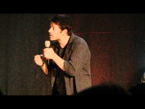 JIB3 -  10 - Misha abt how he creates different characters on Spn (tight underwear)