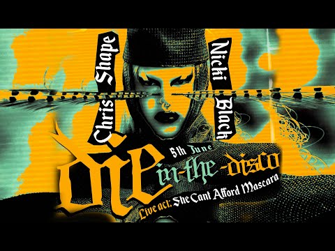 DIE IN THE DISCO #12 - Ebm, Tbm, Dark Techno, Darkwave.