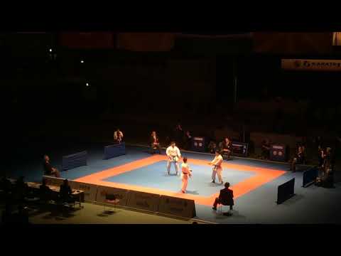 Karate 1 Okinawa 2017 - Final Male Team Kata - Team Japan2 - Unsu