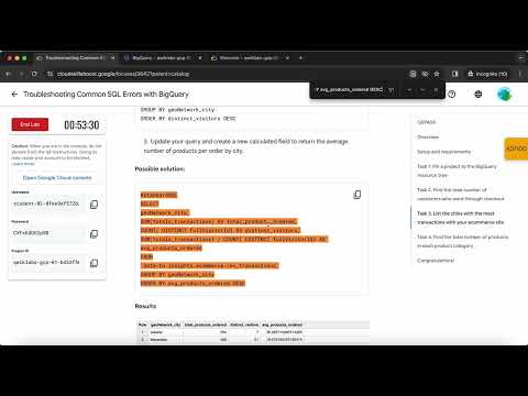 Automating your BigQuery Data Pipeline with Cloud Dataprep GSP826