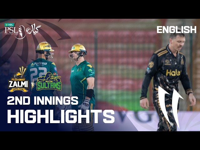 2nd Innings Highlights | Multan Sultans vs Peshawar Zalmi | English | Match 22 | HBL PSL 11 | MZB1K