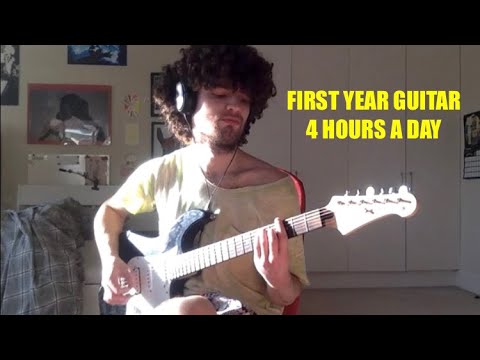 1 Year Guitar Progress (4 Hours a Day, Self-Taught)