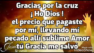 Gracias por la cruz, Marcela Gándara con letra