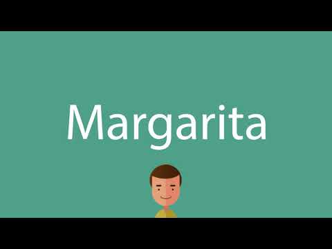 Margarita pronunciation