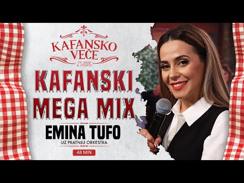 EMINA TUFO - KAFANSKI MEGA MIX3 48MIN | UZIVO | (ORK  ACE STOJNEVA) | 2023 | KAFANSKO VECE