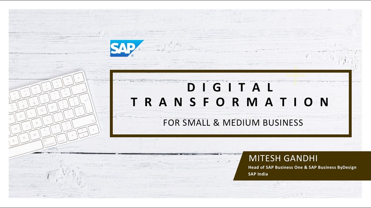 Digital Transformation for Small & Medium Business. Mitesh Gandhi’s Keynote @ CloudConnect 2020