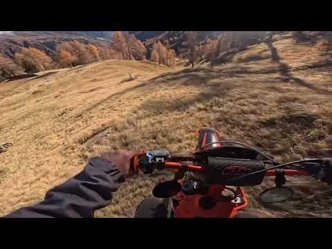 Ich habe meine KTM wieder auf Enduro umgebaut.