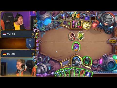 HCT Winter Quarterfinals: Tyler vs Burro - Dreamhack Hearthstone Sweden 2018 | Day 3 Playoffs