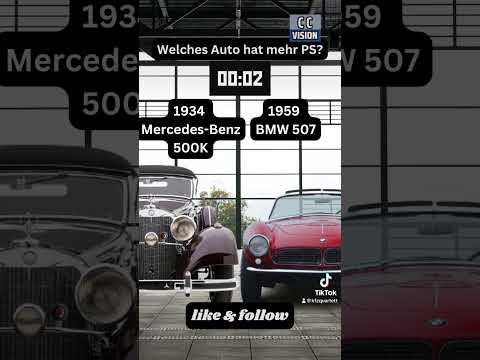 Thumbnail for 1934 Mercedes-Benz 500K or 1959 BMW 507 #shorts  #car  #mercedes  #bmw by Mercedes-Benz 500K