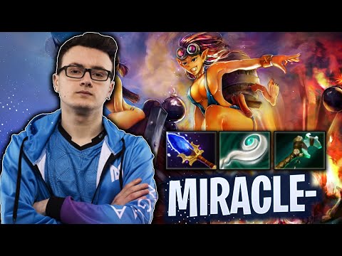 Miracle - Techies First Pick Jungle vs DENDI Immortal Pro Gameplay DotA 2