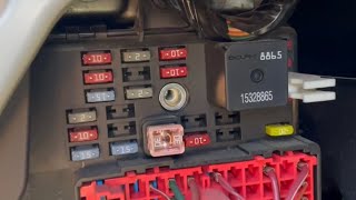 2005 - 2010 Pontiac G5 Both Fuse Box Locations.