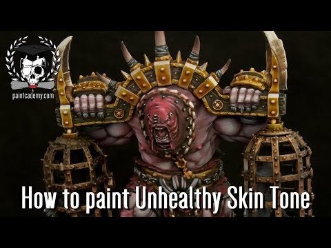 How to Paint Unhealthy Skin Tone (Grimkin Cage Rager)