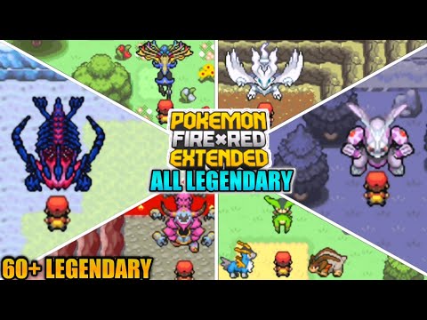 POKEMON FIRE RED EXTENDED 60+ LEGENDARY POKEMON LOCATIONS