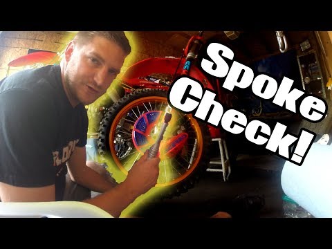 Tightening the New Spokes! | Motocross Wheel Spokes