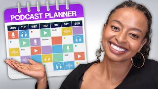 How to plan a podcast season so you stay consistent (free template)