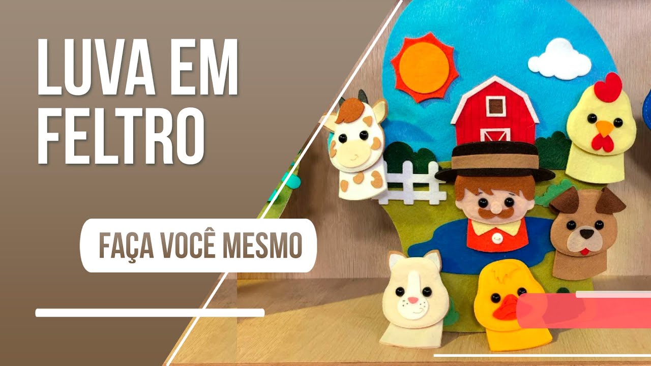 Dia do Contador de Histórias: aprenda como fazer a luva do "Seu Lobato" em feltro