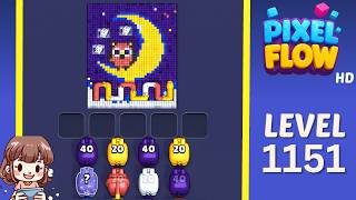 Pixel Flow Level 1151 Solution Walkthrough