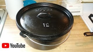 how to season a new dutch oven