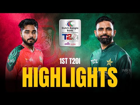 HIGHLIGHTS | Bangladesh vs Pakistan, 1st T20i | T Sports