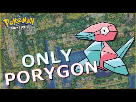 Can you beat Pokemon Yellow with only a PORYGON? - NO ITEMS CHALLENGE