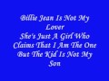 Michael Jackson Billie Jean Lyrics 