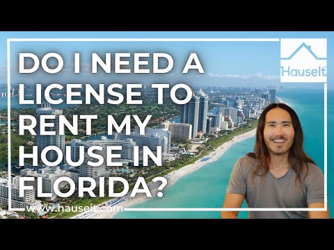 Part of a video titled Do I Need a License to Rent My House in Florida? - YouTube