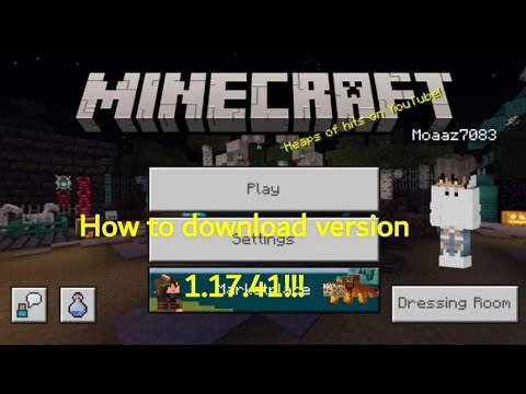 (minecraft pocket edition) how to download version 1.17.41 for Android
