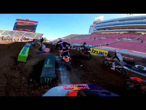 GoPro: Ken Roczen - 2020 Monster Energy Supercross - 450 Heat 1 Highlights - Salt Lake City 4