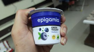 epigamia GREEK YOGURT blueberry Flavour Full Review Price And Taste