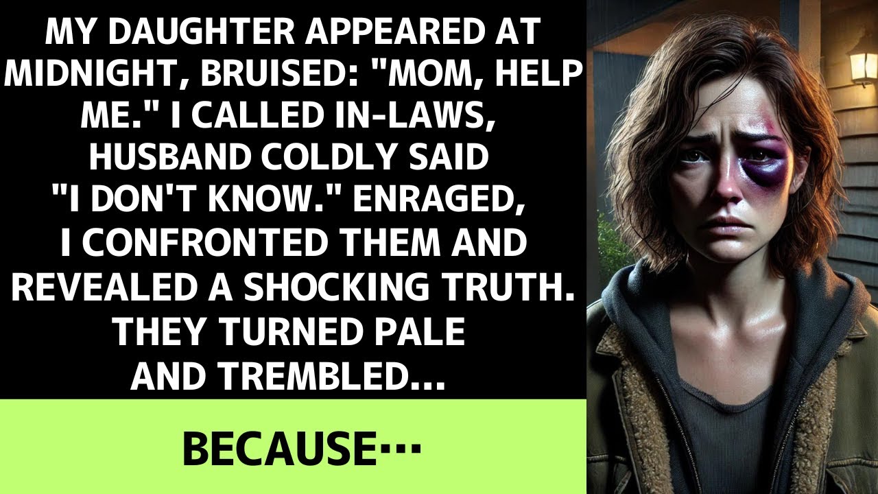 My daughter came seeking help, covered in bruises. The shocking truth about my in-laws…