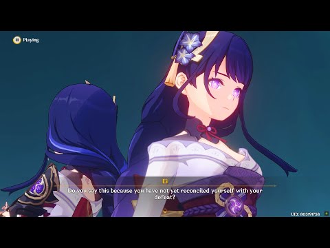 Ei Vs Puppet Raiden Shogun Boss Fight Gameplay - Genshin Impact Story Mode