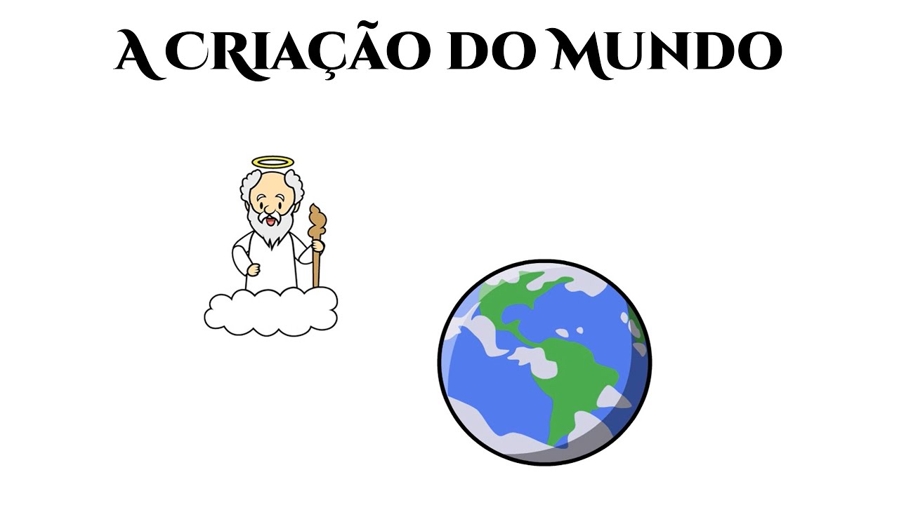 A CRIAÇÃO DO MUNDO | DESENHOS BÍBLICOS | CATEQUESE