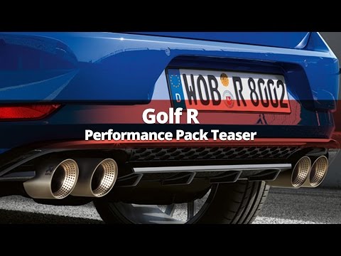 Volkswagen Golf R Performance Pack Teaser w/ Akrapovic Exhaust System