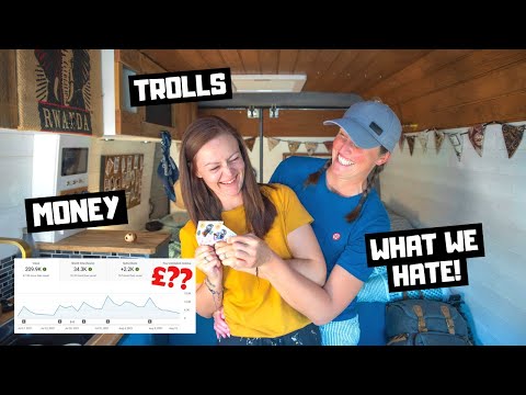 HOW MUCH DO YOUTUBERS MAKE? What WE EARN on YOUTUBE with 20k subs!! VANLIFE travel channel worth it?
