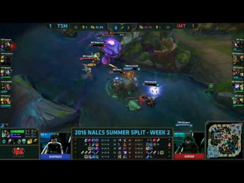 TSM Doublelift 1 V 3 With Lucian IMT Vs TSM