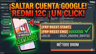 Eliminar Cuenta Google Redmi 12C (Android 14) en 1 CLICK | FRP Bypass 2026