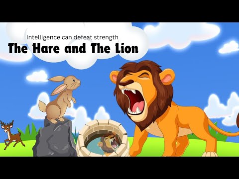 The Hare and The Lion | moral stories for kids | short stories | kids stories | animated stories