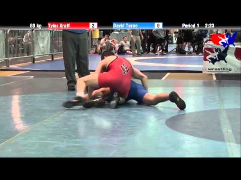 Tyler Graff vs. David Terao at 2013 ASICS University Nationals - FS