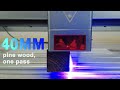 Потужний лазер з подачою повітря для різання гравіювання 40Вт 450нм Laser Tree K40