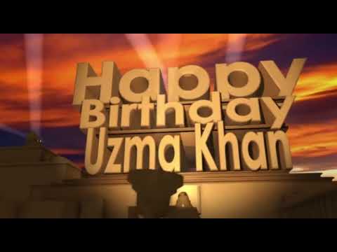 Happy birthday Uzma Khan