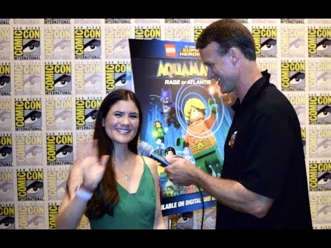 Cristina Milizia Interview at SDCC for LEGO DC Aquaman: Rage of Atlantis Premiere