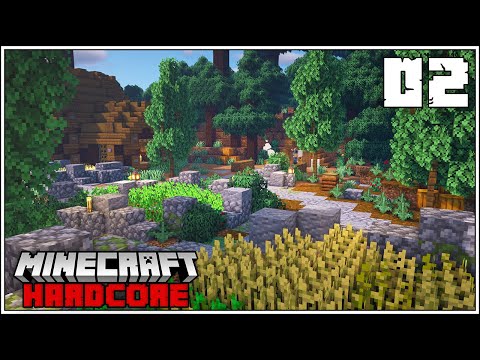 TheMythicalSausage - NEW CROPS AND CAMPSITE!!! - Minecraft Hardcore Survival  - Episode 2